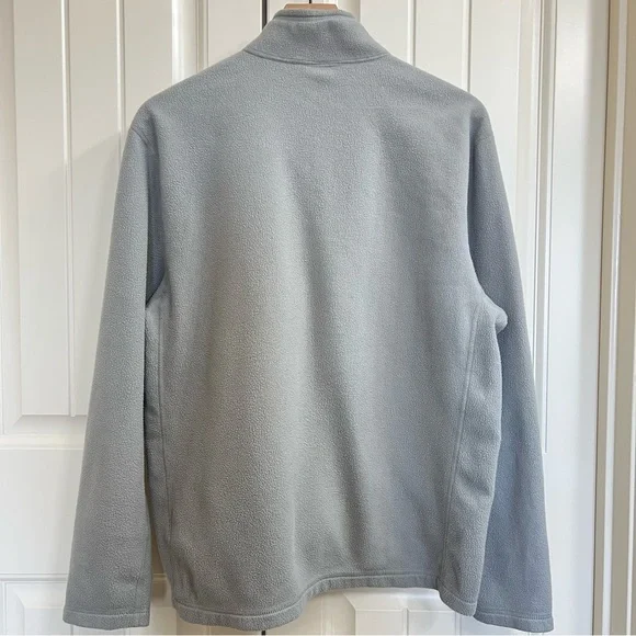 The North Face Mens Quarter Zip Fleece Pullover in Gray, Size M - Picture 8 of 8
